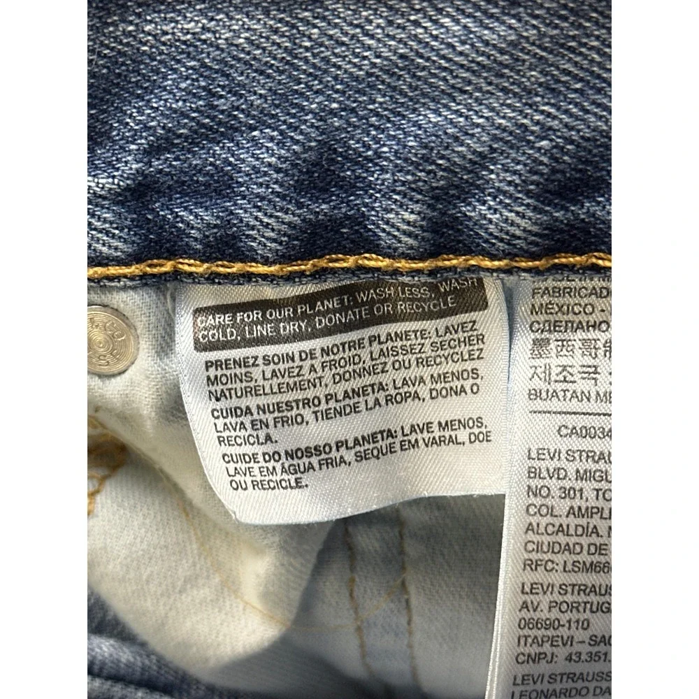 Levi's 550‎ Jeans Mens W38 L36 Relaxed Fit Light Wash Blue Denim 100% Cotton